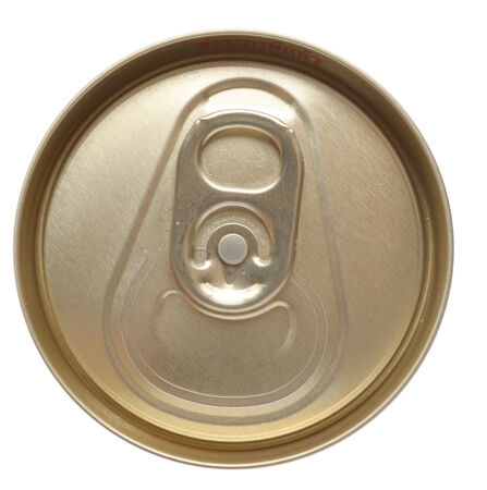 tin can isolated on white background