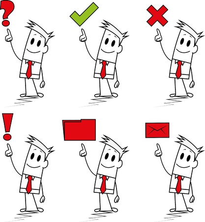 Square-guy-Signのイラスト素材