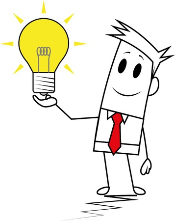 Square guy-Ideaのイラスト素材