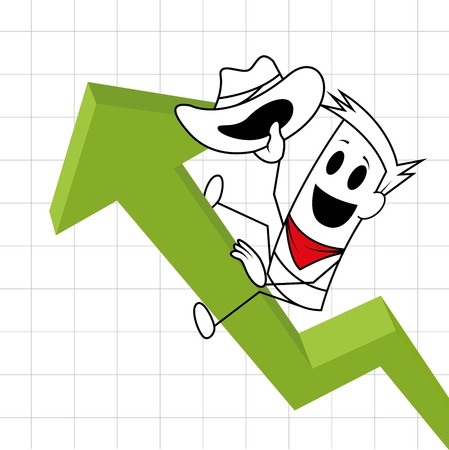 Square guy-rodeo chartのイラスト素材