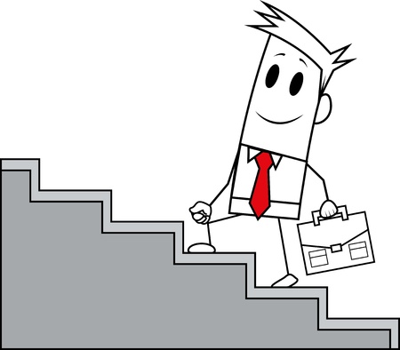 Square guy-risingのイラスト素材