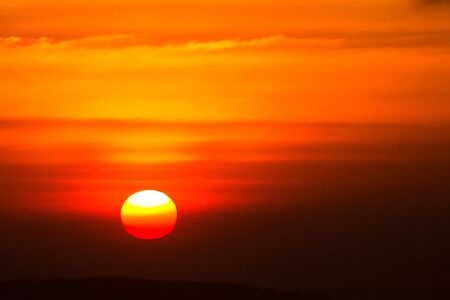 Sunset (Sun Left)の写真素材