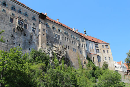 Czech Krumlov in the Czech Republicの写真素材