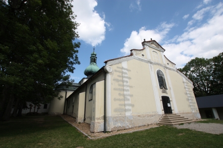 Pilgrimage Church on the hill Kremesnik in the Czech Republicの写真素材