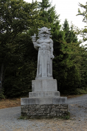 Statue of Radegast in Beskydy
の写真素材