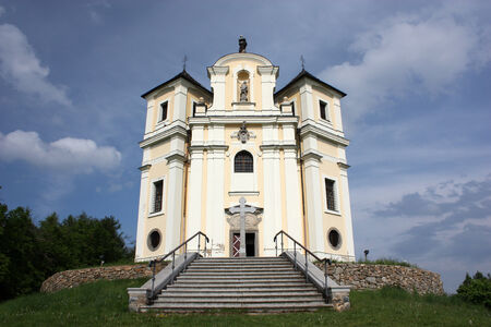 Baroque Church, Smolotely in the Czech Republic
の写真素材