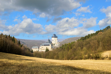Karlstejn Castle near Prague in the Czech Republicのeditorial素材
