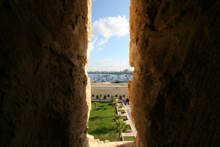 Qaetbay Fortress in Alexandriaのeditorial素材
