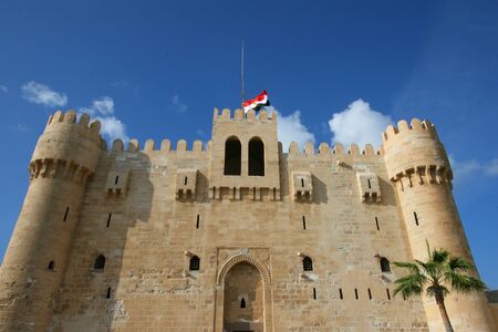 Qaetbay Fortress in Alexandriaのeditorial素材