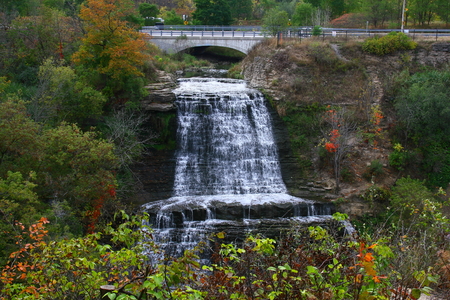 Albion Waterfalls in Hamilton in the GTA areaの写真素材
