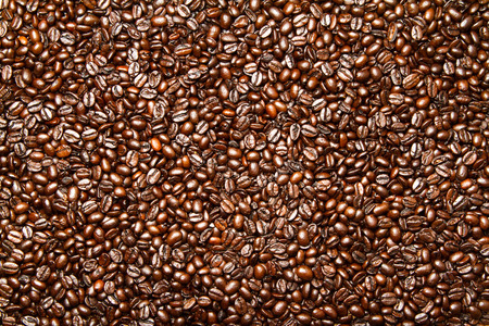 Roasted Coffee Beans Backgroundの写真素材