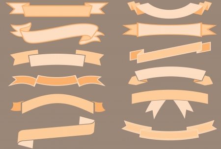 vector ribbons packのイラスト素材
