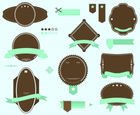 vector badges packのイラスト素材