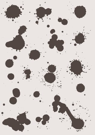 grunge vector textures brushesのイラスト素材
