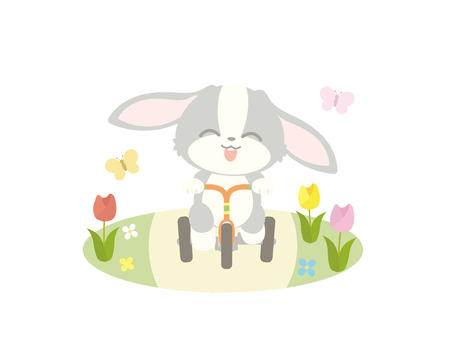 Very cute bunnyのイラスト素材