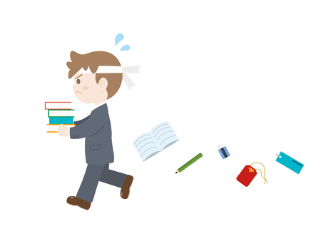 Person to studyのイラスト素材