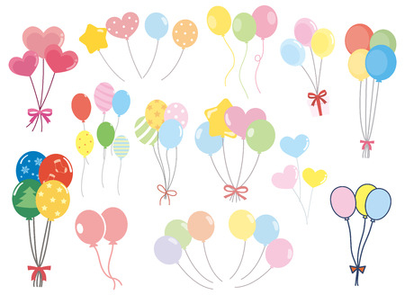 Balloon setのイラスト素材