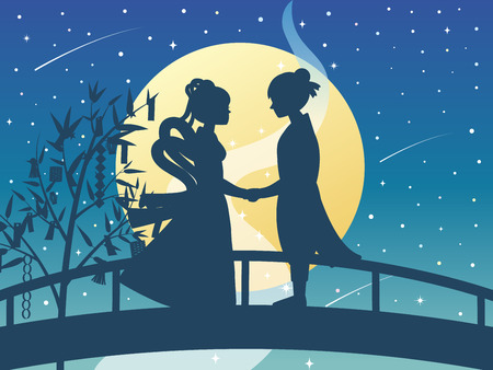 Tanabata festival backgroundの販売画像