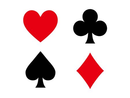 It is an illustration of a playing card mark.のイラスト素材