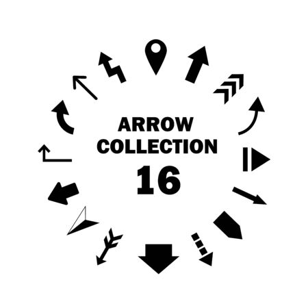 Arrow set.のイラスト素材