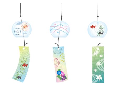 Wind chime.のイラスト素材