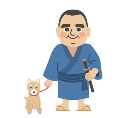 Clip art of Saigo Takamori.のイラスト素材
