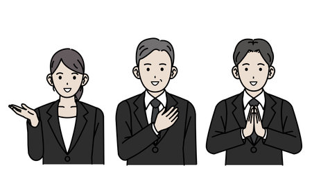 Clip art of Ceremony staff.のイラスト素材