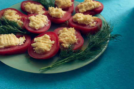 Stuffed tomatoesの写真素材