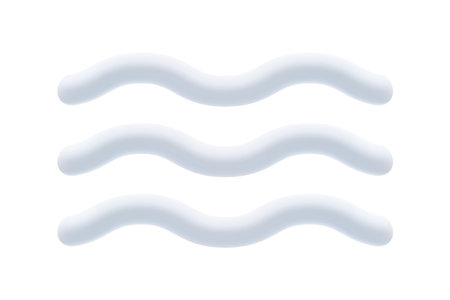 Fog thick cloud in atmosphere, isolated weather forecast icon. Meteorological conditions, mist or smog. Vector in three dimensional 3d, realistic styleのイラスト素材