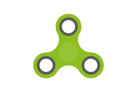 Spinner toy icon design vector templateのイラスト素材