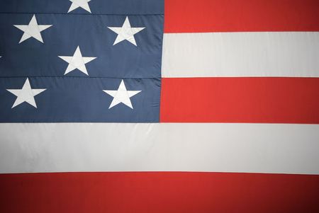 Detail of American Flagの写真素材