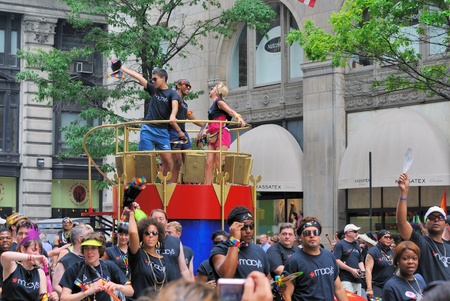 The annual Gay Pride Parade in New York City, June 16, 2010.