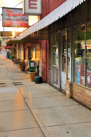 Athens, Georgia - May 14, 2011: Normaltown is an historic district in Athens, Georgia known for housing the venues that started the Careers of R.E.M., the B-52's among others.のeditorial素材