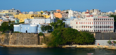 Skyline of San Juan, Puerto Ricoのeditorial素材