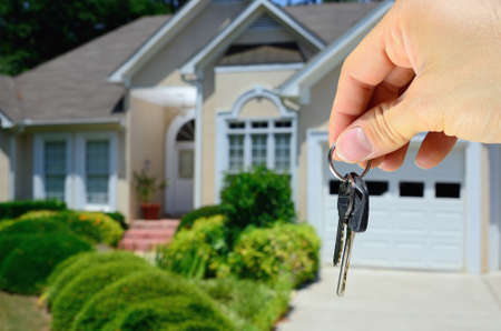 Keys to a new houseのeditorial素材