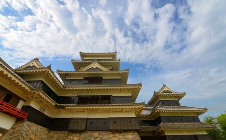Matsumoto Castle in Matsumoto, Japan.のeditorial素材