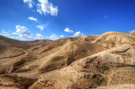 Desert landscape near Jerusalem, Israel.の写真素材
