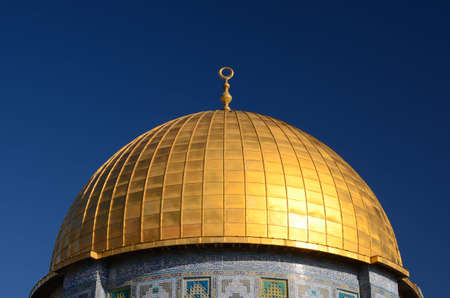 Dome of the Rock in Jerusalem, Israel.の写真素材