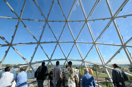 ST. PETE, FLORIDA - DECEMBER 29: Interior of Salvador Dali Museum December 29, 2011 in St. Pete, FL. The museum houses the largest collection of Dali works outside of Europe.のeditorial素材