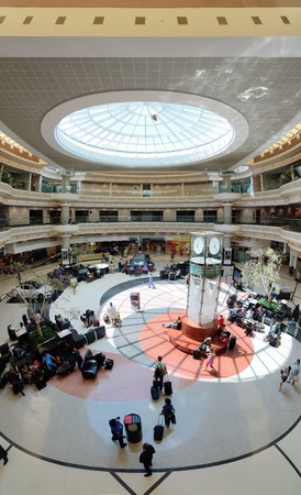 ATLANTA - MAY 23: Hartsfield?ackson Atlanta International Airport May 23, 2012 in Atlanta, GA. The airport was ranked as worldのeditorial素材