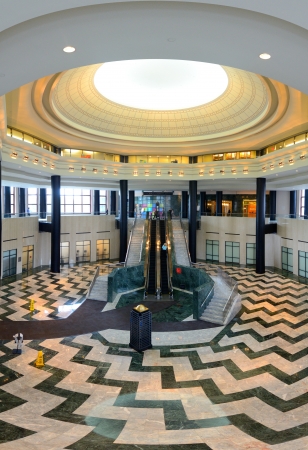 NEW YORK CITY - MAY 15: One World Financial Center May 15, 2012 in New York, NY. Located across the street from the World Trade Center, the site was significantly damaged in the September 11 attacks.のeditorial素材