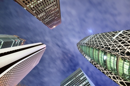 High Rises in Shinjuku Ward, Tokyo, Japan.の写真素材