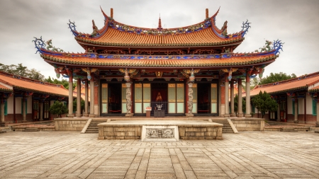 Taipei Confucius Temple in Taipei, Taiwan dates from 1879.