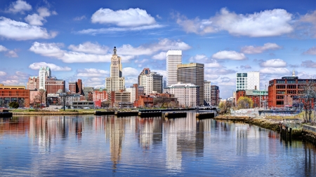 Providence, Rhode Island was one of the first cities established in the United States.のeditorial素材