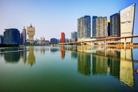 Macau, China Skyline.のeditorial素材