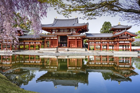 Kyoto, Japan at Byodo-in Temple.のeditorial素材