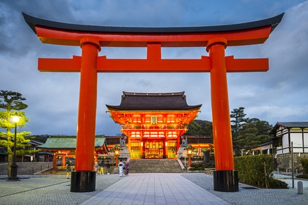 Fushimi Inari Taisha Shrine in Kyoto, Japan. Fushimi Inari Taisha Shrine in Kyoto, Japan.