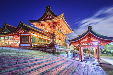 Fushimi Inari Taisha Shrine in Kyoto, Japan.のeditorial素材