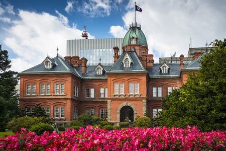 Sapporo, Japan at the Former Hokkaido Government Office Building.のeditorial素材