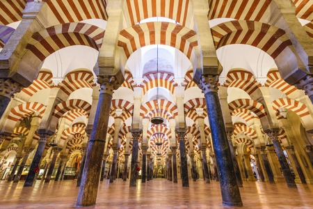 CORDOBA, SPAIN - CIRCA 2014: Mosque-Cathedral of Cordoba. The site underwent conversion from a church to a mosque and back again, with the current cathedral being built into the 10th century mosque.のeditorial素材